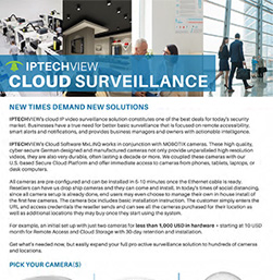 IPTECHVIEW Cloud Surveillance Cutsheet
