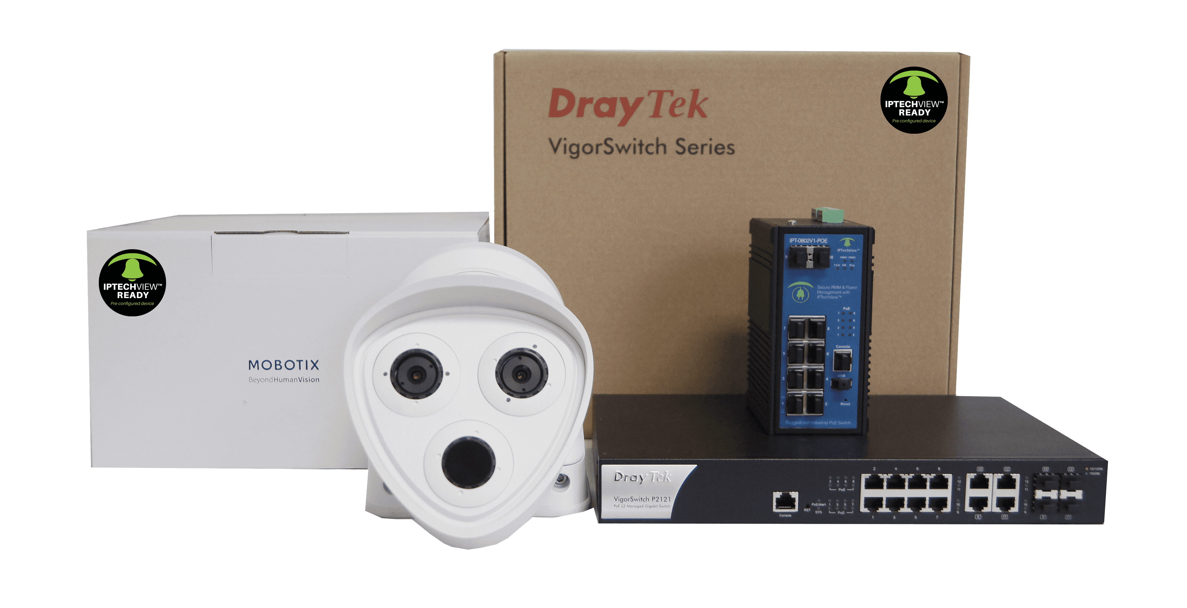 cloud-ready and pre-provisioned switches and cameras