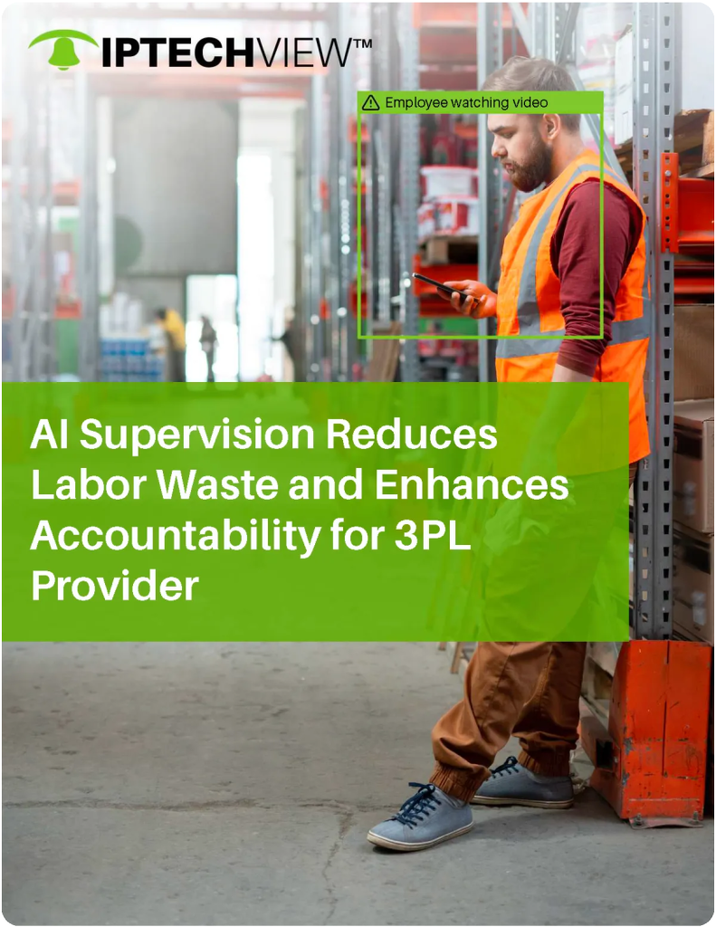 IPTECHVIEW case study cover: using AI video supervision to identify labor waste